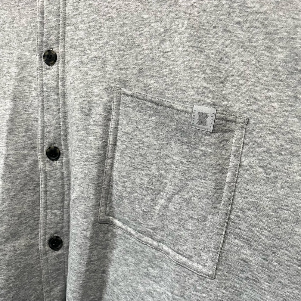 Savage X Fenty-Gray Button-Up Oversized Shirt/Swe… - image 5